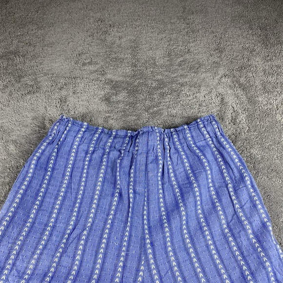 BCBGeneration Striped Shorts Womens Small Blue Drawstring Mid Rise - Picture 12 of 14